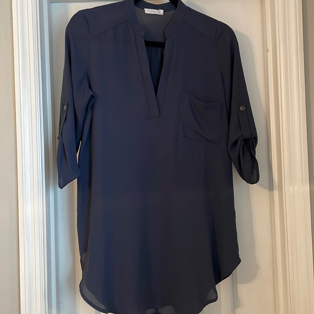 Lush roll tab blouse